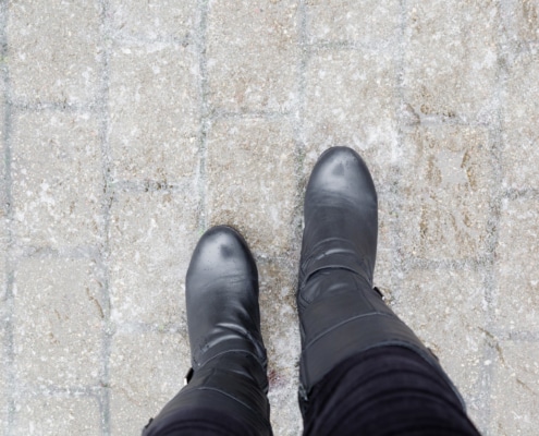 black ice ankle injury