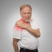 senior man with pain in his shoulder - Colorado Center of Orthopaedic Excellence Arthritis causing shoulder pain