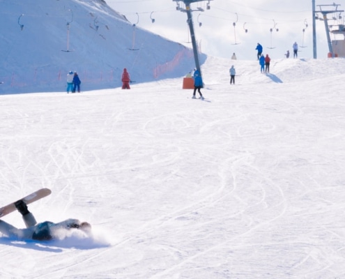 clavicle fracture from ski or snowboard accident